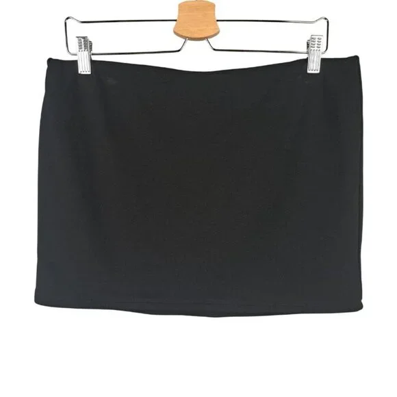 Lovers and Friends Morgan Mini Skirt Black Size L - Picture 2 of 6